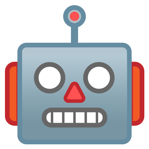 robot read me logo